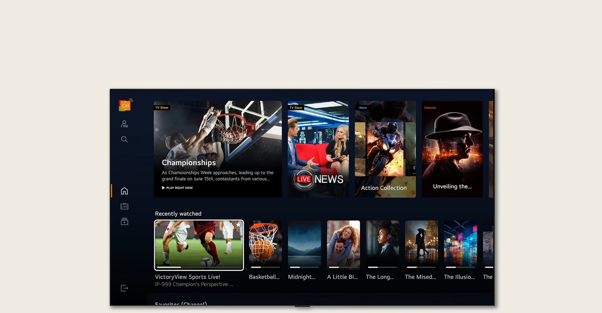 Стриминговые сервисы на LG OLED48C5 &mdash; LG Channels и партнёрские платформы